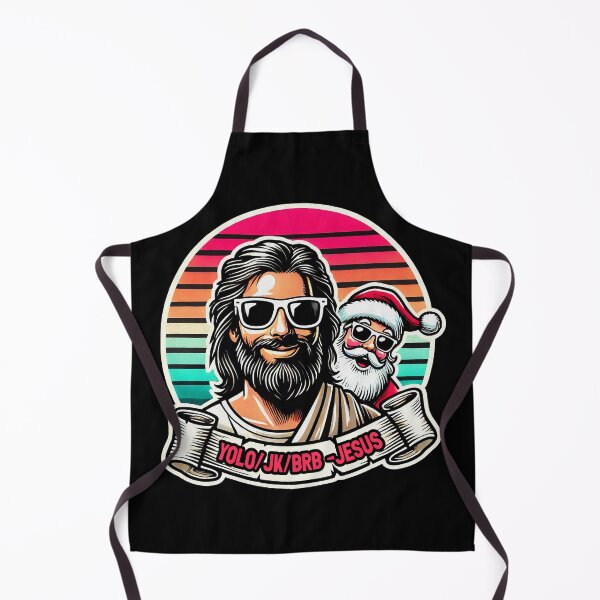 Item preview, YOLO JK BRB Jesus Christ Santa Claus designed and sold by plushism.