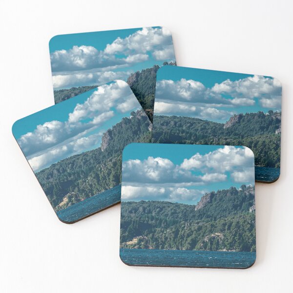 Item preview, Nahuel huapi lake and wooded hill, bariloche rio negro, argentina designed and sold by DFLC Prints.
