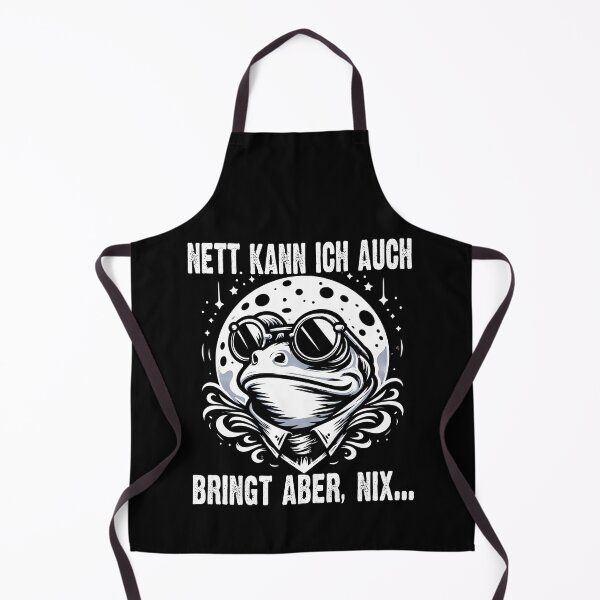 Item preview, Nett Kann Ich Auch Bringt Aber , Nix  - Cooles Frosch Mit Mond  - Lustiges Zitat  designed and sold by Smix Pixels.