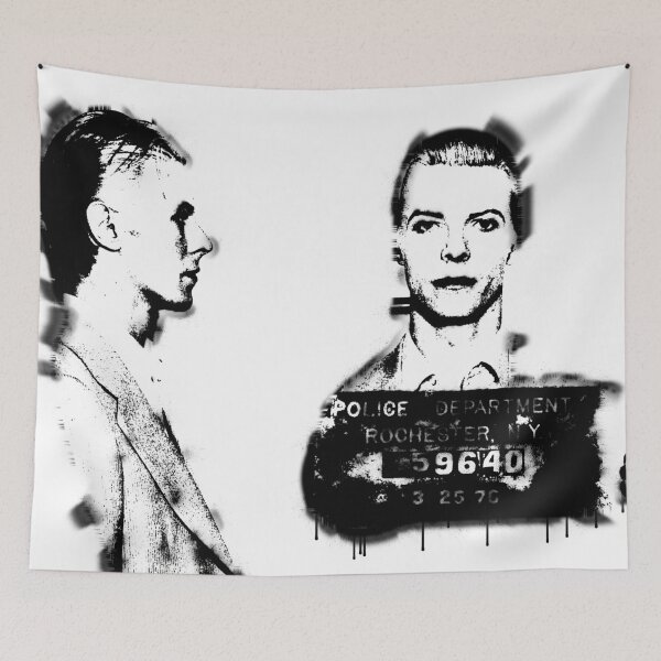 Item preview, Bowie Mugshot Spray Style designed and sold by blackink-design.