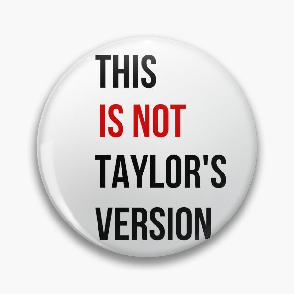 Item preview, This IS NOT Taylor's Version - Unofficial Merch designed and sold by glendda.