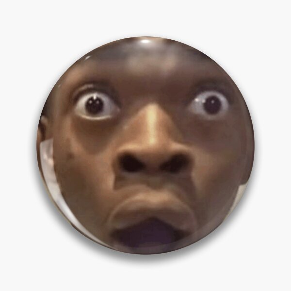 Item preview, black guy shocked meme designed and sold by millouaxx.
