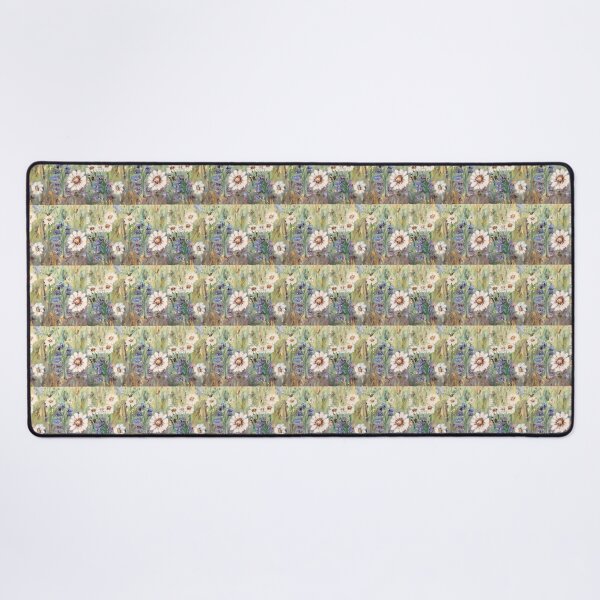 Aperçu de l'œuvre Prairie de fleurs sauvages d'été, champ de marguerites, fleurs sauvages, beauté de la nature créée et vendue par ElenaGeoArt.