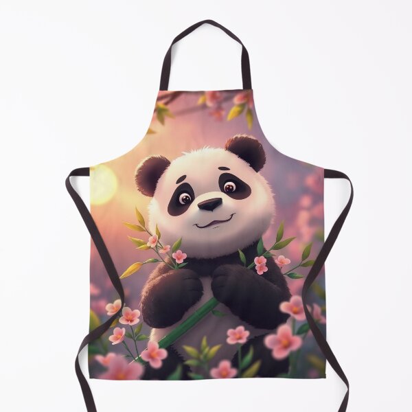 Item preview, Panda and flowers designed and sold by Neranchara.