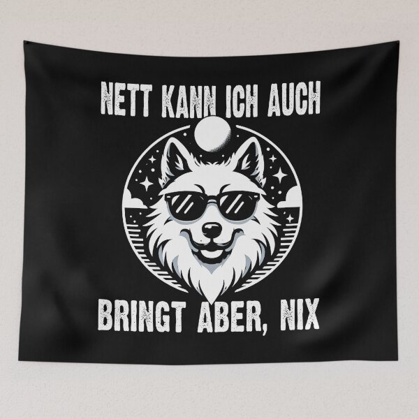 Item preview, Nett Kann Ich Auch Bringt Aber , Nix  - Cooles Fuchs  - Lustiges Zitat  designed and sold by Smix Pixels.