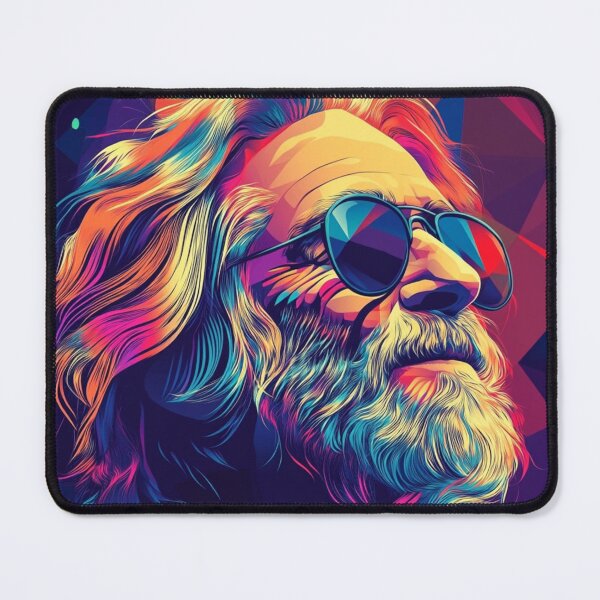 Item preview, Psychedelic jerry garciaof a Music Icon designed and sold by PixelMuse2024.