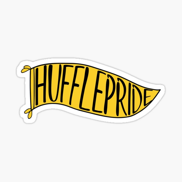 Hufflepride Banner Sticker for Sale by Nicole G