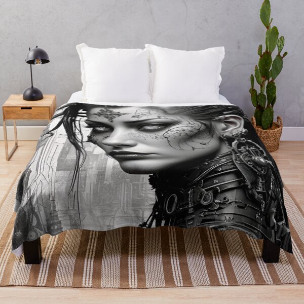 Item preview, Cyberpunk Black & White concept - Sci Fi Art concept designed and sold by Delerat7.