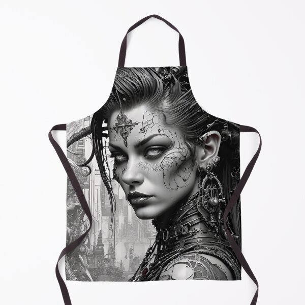 Item preview, Cyberpunk Black & White concept - Sci Fi Art concept designed and sold by Delerat7.