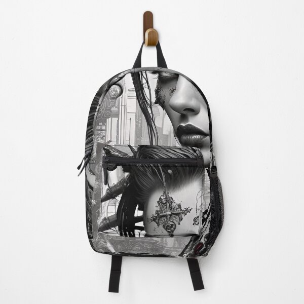 Item preview, Cyberpunk Black & White concept - Sci Fi Art concept designed and sold by Delerat7.
