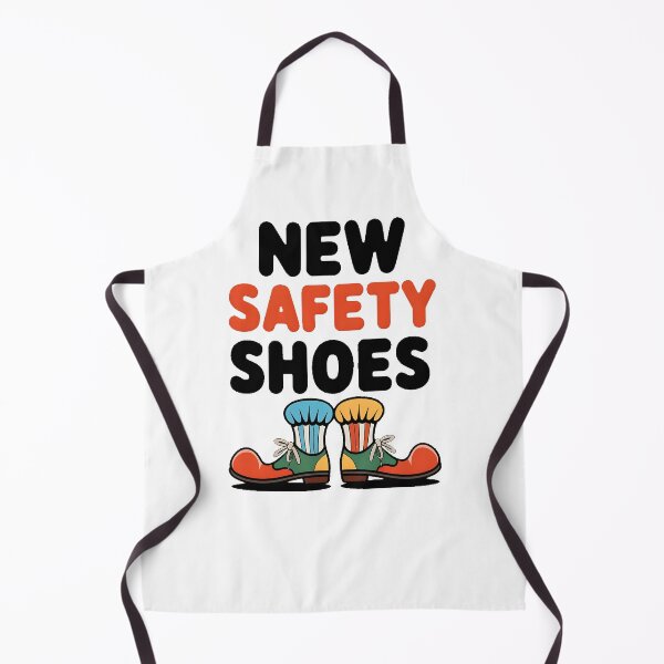 Item preview, Funny New Saftey Shoes designed and sold by PlanetMarker.