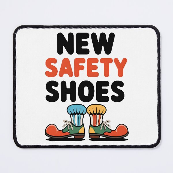 Item preview, Funny New Saftey Shoes designed and sold by PlanetMarker.
