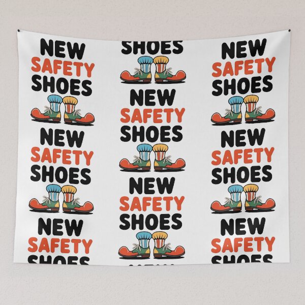Item preview, Funny New Saftey Shoes designed and sold by PlanetMarker.