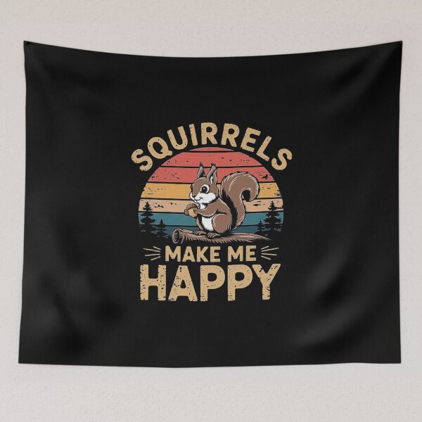 Item preview, Cute Squirrel Design - Nature Lover Happiness Art-For Squirrel Lovers designed and sold by love3617.