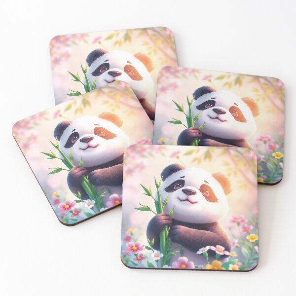 Item preview, Panda and bamboo designed and sold by Neranchara.