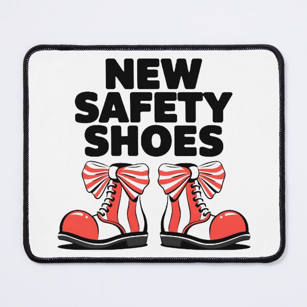 Item preview, Funny New Saftey Shoes designed and sold by PlanetMarker.