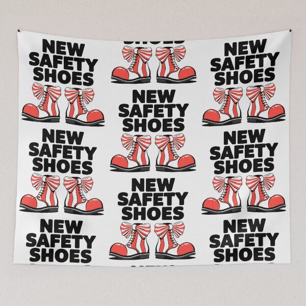 Item preview, Funny New Saftey Shoes designed and sold by PlanetMarker.