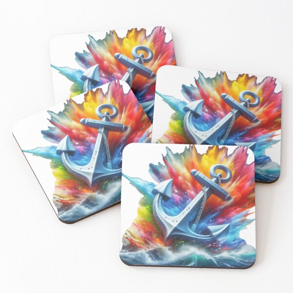 Item preview, Colored Anchor designed and sold by DesingworldTR.
