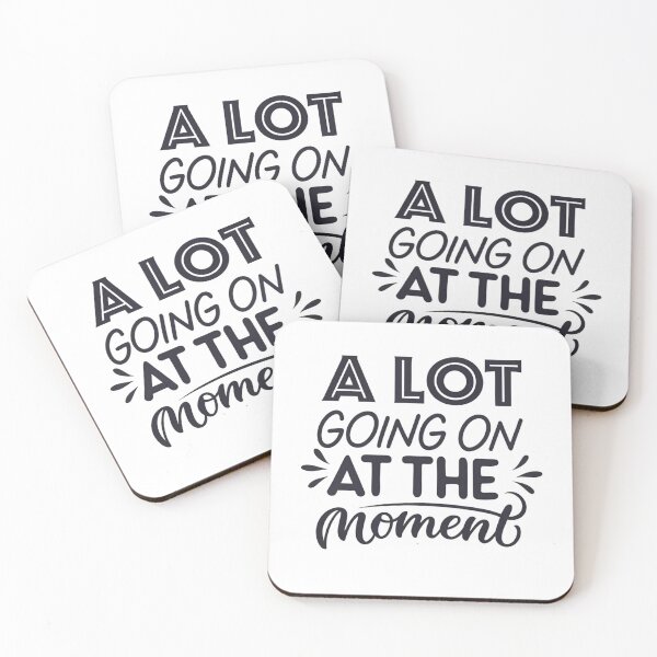 Item preview, A Lot Going On at the Moment - Minimalist Typography Design designed and sold by Colorful-Garden.