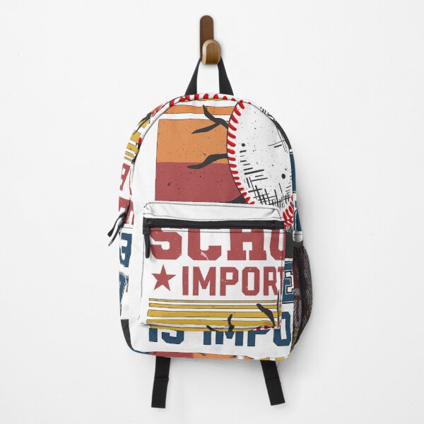 Item preview, ’Baseball Lovers’ SCHOOL IS IMPORTANT BUT BASEBALL IS IMPORTANTER designed and sold by AZZDINE kholti.
