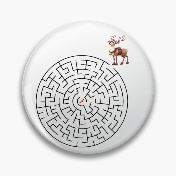 Item preview, Christmas Maze - Reindeer & Carrot designed and sold by nature. electrified..