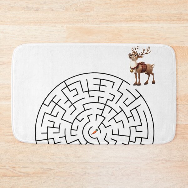 Item preview, Christmas Maze - Reindeer & Carrot designed and sold by nature. electrified..