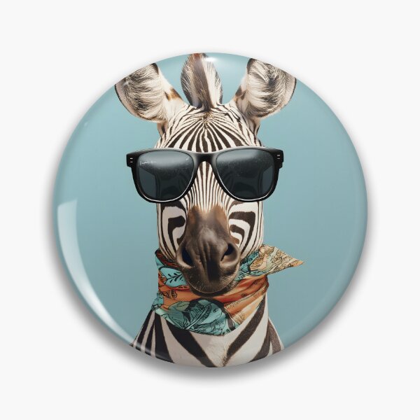 Item preview, Vintage  zebra wearing glasses designed and sold by KanyaluckArtist.