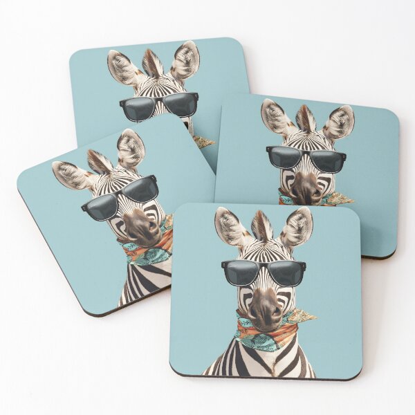 Item preview, Vintage  zebra wearing glasses designed and sold by KanyaluckArtist.