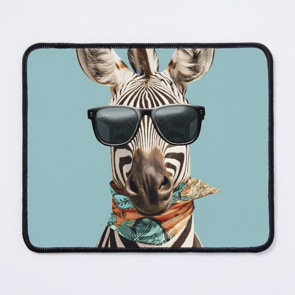 Item preview, Vintage zebra wearing glasses designed and sold by KanyaluckArtist.
