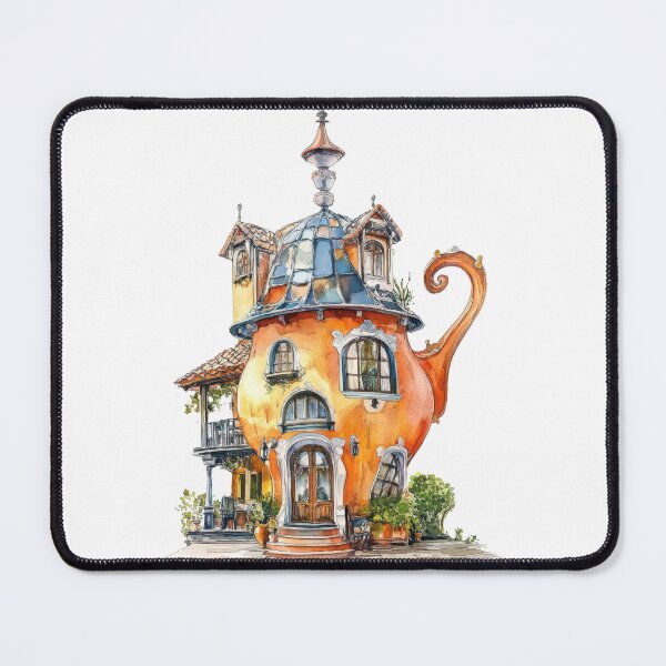 Item preview, Whimsical Teapot House - Fantasy Architecture designed and sold by FlyingDreamsArt.