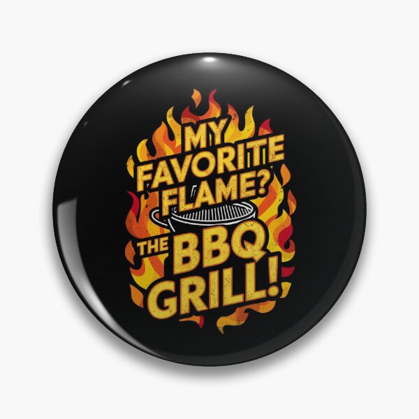 Item preview, My Favorite Flame? The BBQ Grill Funny Gift For Firefighters designed and sold by CosmicFreedom9.