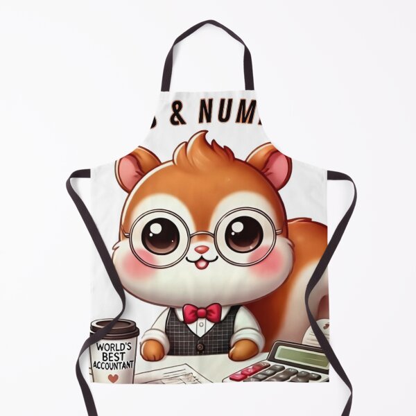 Item preview, Kawaii Accountant Squirrel - Nuts & Numbers designed and sold by Guesso.