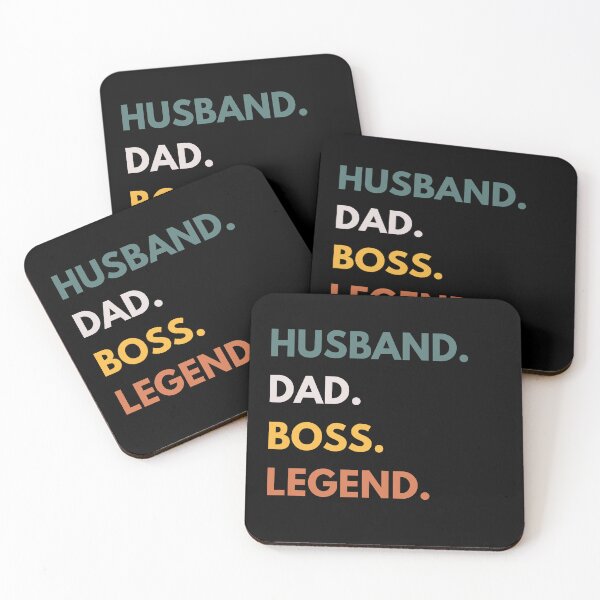 Item preview, Husband Dad Boss Legend Funny designed and sold by CuteLovelyDesigns.