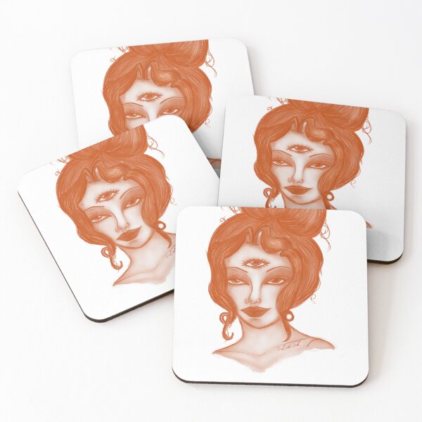 Item preview, Authorial art in orange  designed and sold by lukscot.