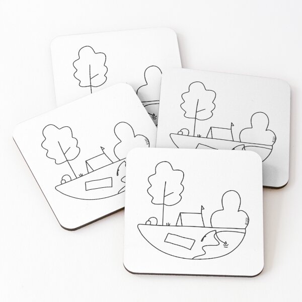 Artikelvorschau, Campingplatz entworfen und verkauft von kuzi doodles.
