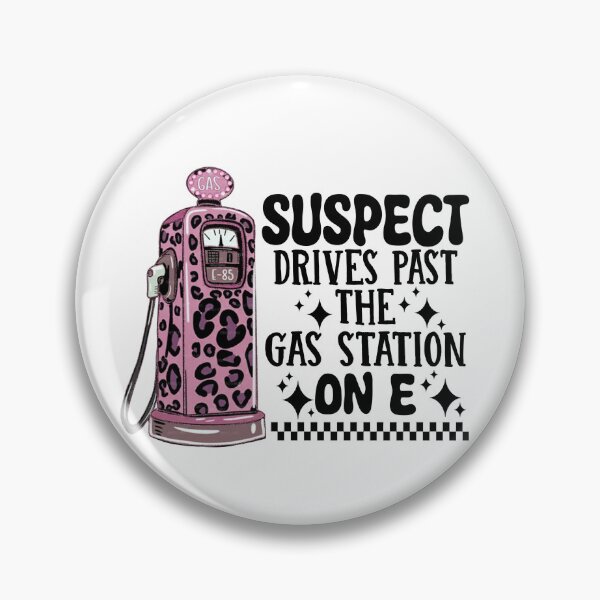 Item preview, Suspect 5 Drives Past Gas Station on E designed and sold by vintagearttee.