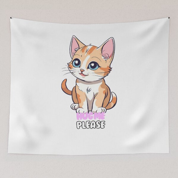 Item preview, Cat said Hug me please designed and sold by Vibes-vintage.