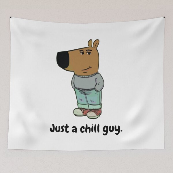 Item preview, Just a Chill Guy Shirt designed and sold by chipmuckdesignn.