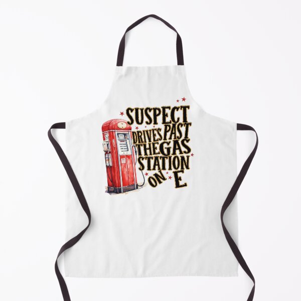 Item preview, Suspect 5 Drives Past Gas Station on E designed and sold by vintagearttee.