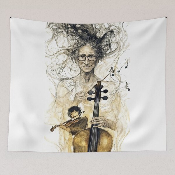 Item preview, Symphony of Time/Musician|Violin designed and sold by MaryFiore.