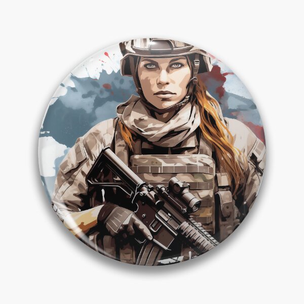 Item preview, female soldier designed and sold by javierparra.