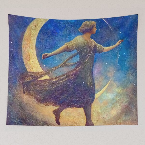Item preview, Moon Dance No 2. Vintage solo dancing. designed and sold by Shoot-The-Moon.