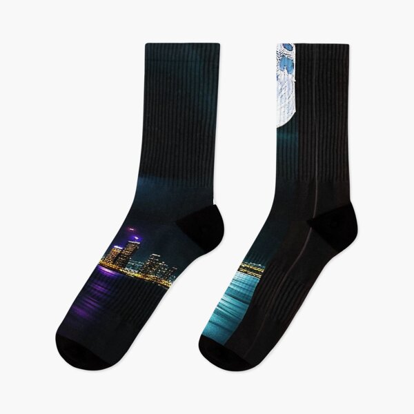 Item preview, city By the sea moonlit waters designed and sold by TriForceDesign.