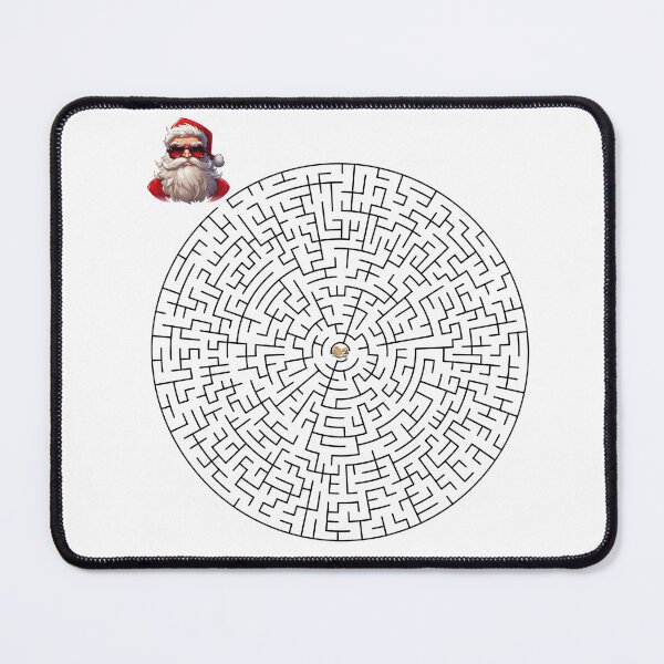 Item preview, Christmas Maze - Santa Claus & Sleigh (Cool Edition) designed and sold by nature. electrified..