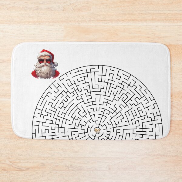 Item preview, Christmas Maze - Santa Claus & Sleigh (Cool Edition) designed and sold by nature. electrified..