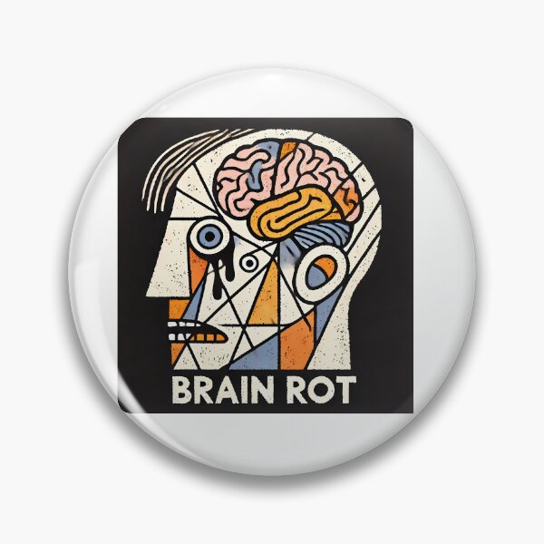 Item preview, Brain Rot – Word of the Year Humor Design designed and sold by OzzFrequency.