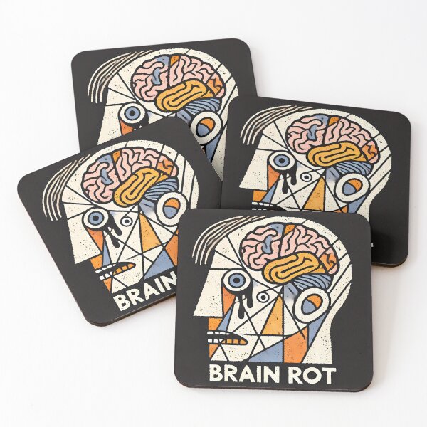 Item preview, Brain Rot – Word of the Year Humor Design designed and sold by OzzFrequency.