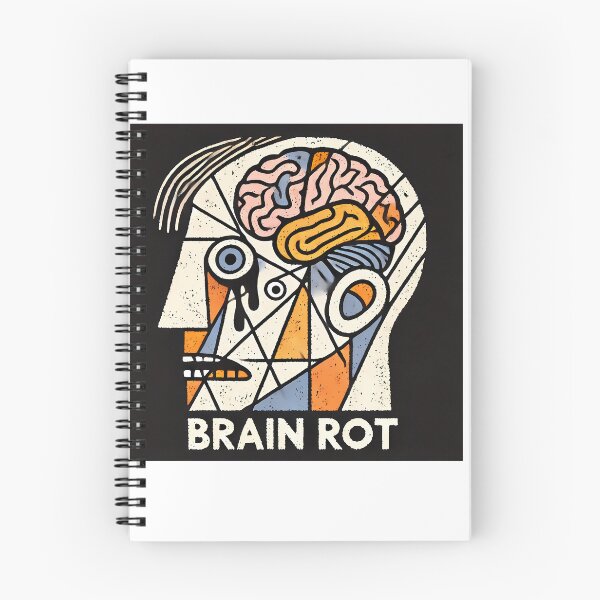 Item preview, Brain Rot – Word of the Year Humor Design designed and sold by OzzFrequency.