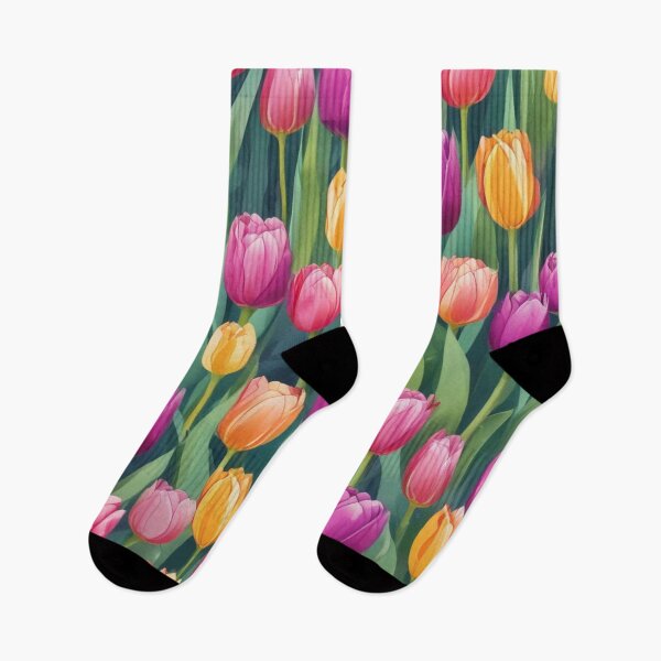 Artikelvorschau, Wandteppich mit Tulpenmotiv entworfen und verkauft von S-R-TDesign.