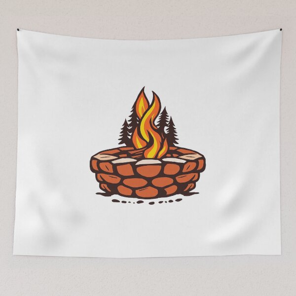 Item preview, Cozy Campfire - Outdoor Adventure Vibes designed and sold by Mido-artister.
